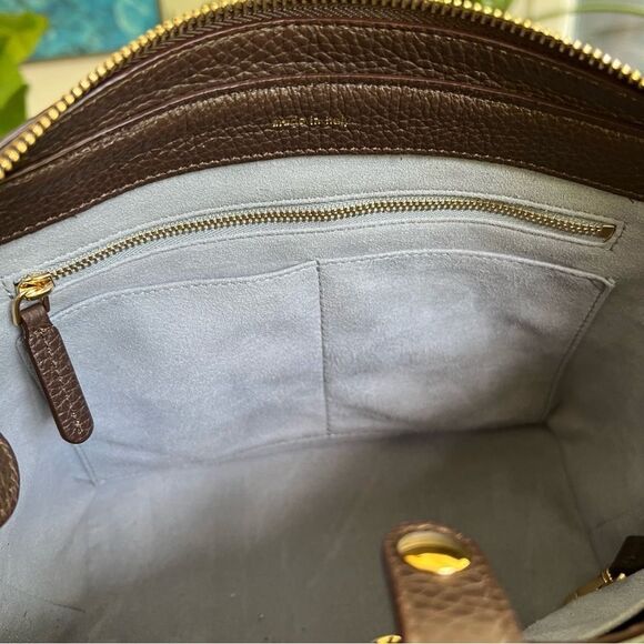 Senreve Mini Maestra Backpack Crossbody Bag Chocolate Brown Dolce Leather main image 6